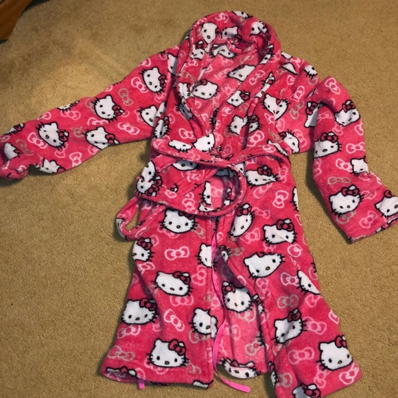 Hello Kitty Other Hello Kitty Girls Bathrobe Poshmark
